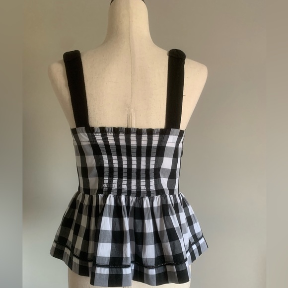 Kate Spade Broome Street gingham peplum tank top - Picture 5 of 12